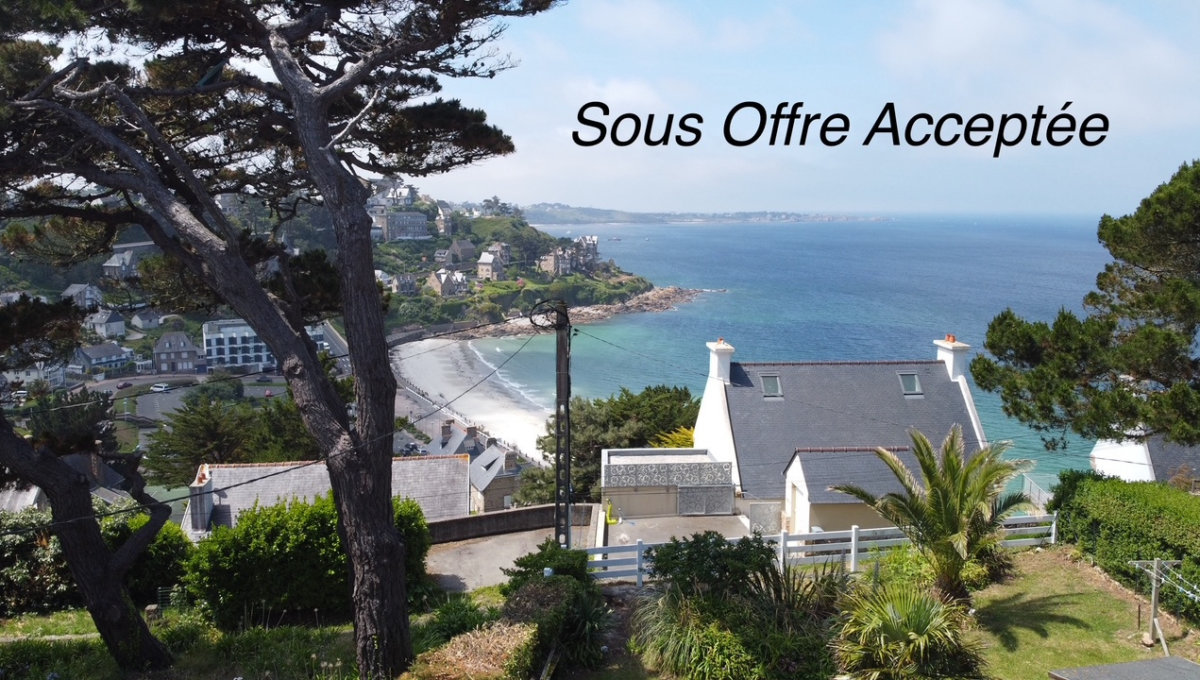 PERROS POINTE DES CHATEAUX VUE MER PANORAMIQUE PLEIN OUEST Maison Vente
